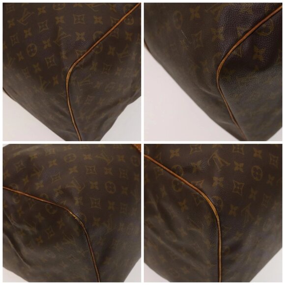LOUIS VUITTON Monogram Sac Souple 55 Boston Bag Vintage M41622 LV Auth 121900 - Picture 16 of 16